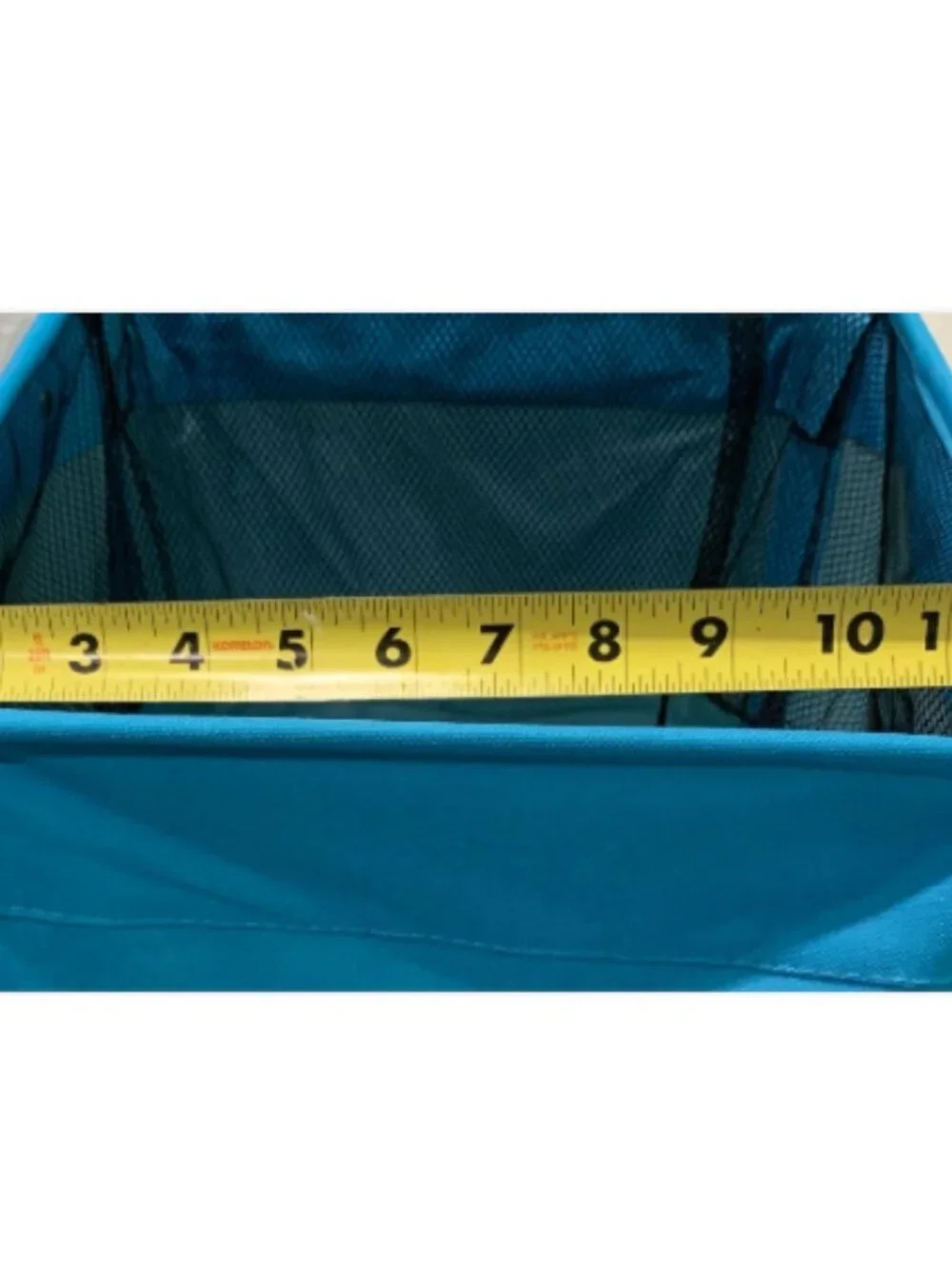 Large Blue Fabric Laundry Hampers - 24x16x13 Collapsible Storage Bin